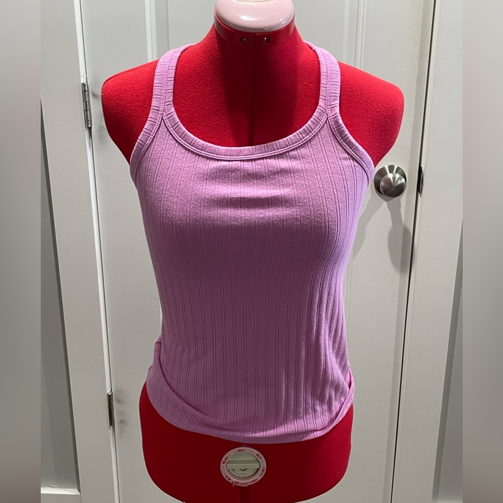 Girls more than magic purple  layering tank top size large